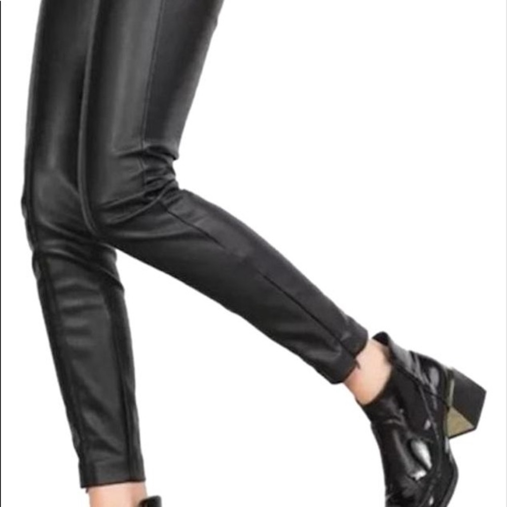 Zara Faux-Leather Leggings